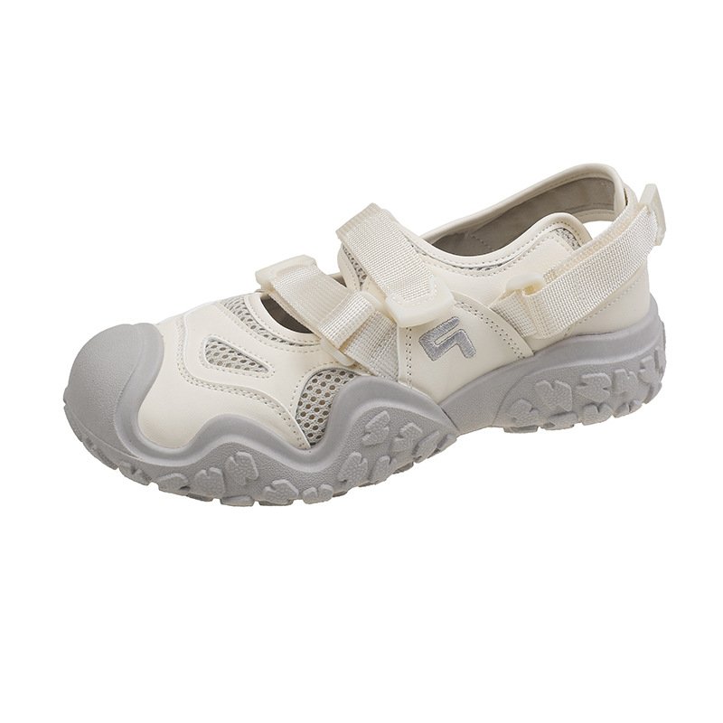 画像1: Platform Velcro Mesh Sneakers Sandals　プラットフォーム厚底ベルクロメッシュスニーカー サンダル (1)