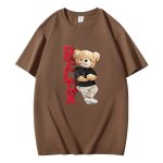 画像4: Relax Bear Print Print T-Shirt  ユニセックス 男女兼用リラックスベアプリント半袖Tシャツ (4)