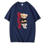 画像3: Relax Bear Print Print T-Shirt  ユニセックス 男女兼用リラックスベアプリント半袖Tシャツ (3)