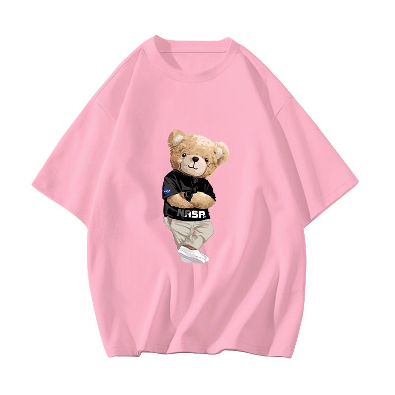 画像5: Arms-crossed bear × NASA Print T-Shirt  ユニセックス 男女兼用腕組みベア×NASAナサプリント半袖Tシャツ (5)