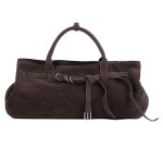 画像3: Belt buckle design rectangular leather tote shoulder bag　ユニセックス男女兼用ベルトバックルデザイン横長レザートートショルダーバッグ (3)