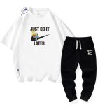 画像6: 26SS JUST DO IT LATER x The Simpsons Tshirts and Long sweat pants setup ユニセックス男女兼用 NASA×JUST DO IT LATER × ザ・シンプソンズ  Tシャツ スウェット パンツ セットアップ (6)