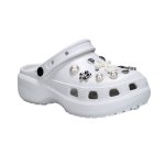 画像8:  Pearl＆ rhinestone＆ starfish platform Crocsandals slippers パール&ラインストーン＆ヒトデ厚底 クロックサンダル (8)