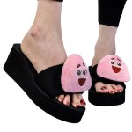 画像2: 26 Spongebob 3D Chunky Wedge Sandals Sandal スポンジボブ 厚底 ウェッジ サンダル ビーチサンダル  (2)