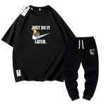 画像7: 26SS JUST DO IT LATER x The Simpsons Tshirts and Long sweat pants setup ユニセックス男女兼用 NASA×JUST DO IT LATER × ザ・シンプソンズ  Tシャツ スウェット パンツ セットアップ (7)
