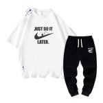 画像3: 26SS JUST DO IT LATER x Snoopy Tshirts and Long sweat pants setup ユニセックス男女兼用 NASA×JUST DO IT LATER × スヌーピー Tシャツ スウェット パンツ セットアップ (3)