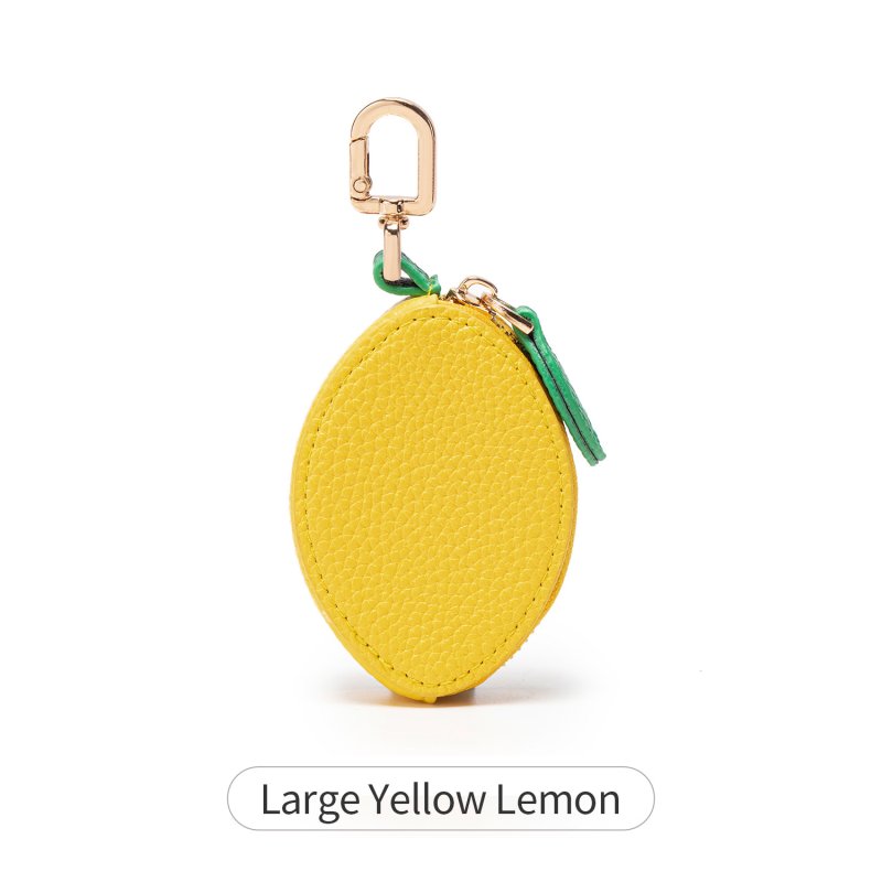 画像3: Leather Fruit Bag Charm Earphone Case　レザー フルーツ バッグ チャームイヤホンケースキーリング (3)