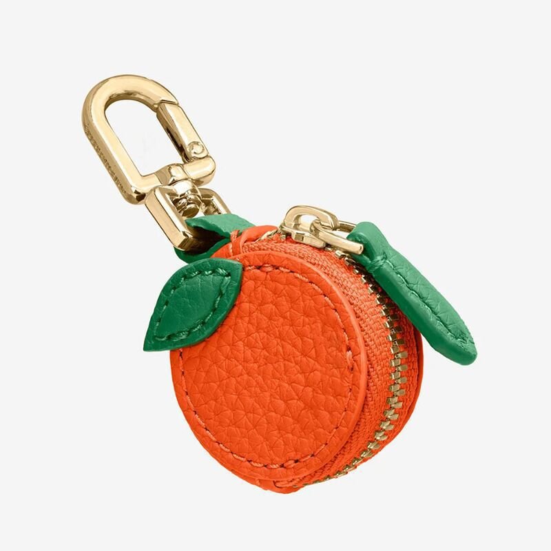 画像9: Leather Fruit Bag Charm Earphone Case　レザー フルーツ バッグ チャームイヤホンケースキーリング (9)