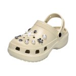 画像3:  Pearl＆ rhinestone＆ starfish platform Crocsandals slippers パール&ラインストーン＆ヒトデ厚底 クロックサンダル (3)