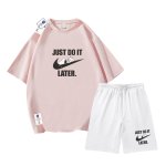 画像4: 26SS JUST DO IT LATER x Snoopy Tshirts and Short pants setup ユニセックス男女兼用 NASA×JUST DO IT LATER × スヌーピー Tシャツ ハーフ パンツ セットアップ ショートパンツ  (4)