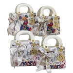 画像1: Bear Graphic Lady Tote Shoulder Bag ベア熊グラフィック トートショルダー２WAYバッグ (1)