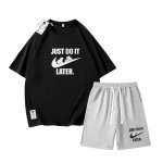 画像7: 26SS JUST DO IT LATER x Snoopy Tshirts and Short pants setup ユニセックス男女兼用 NASA×JUST DO IT LATER × スヌーピー Tシャツ ハーフ パンツ セットアップ ショートパンツ  (7)