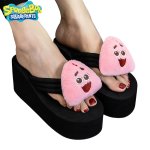 画像4: 26 Spongebob 3D Chunky Wedge Sandals Sandal スポンジボブ 厚底 ウェッジ サンダル ビーチサンダル  (4)