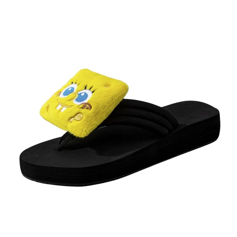 画像7: 26 Spongebob 3D Chunky Wedge Sandals Sandal スポンジボブ 厚底 ウェッジ サンダル ビーチサンダル  (7)