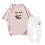画像2: 26SS JUST DO IT LATER x The Simpsons Tshirts and Long sweat pants setup ユニセックス男女兼用 NASA×JUST DO IT LATER × ザ・シンプソンズ  Tシャツ スウェット パンツ セットアップ (2)