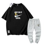画像8: 26SS JUST DO IT LATER x The Simpsons Tshirts and Long sweat pants setup ユニセックス男女兼用 NASA×JUST DO IT LATER × ザ・シンプソンズ  Tシャツ スウェット パンツ セットアップ (8)