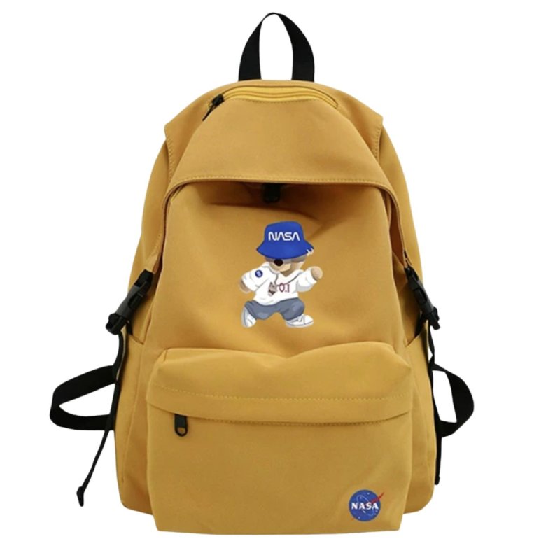 画像2: NASA x Hat Bear backpack shoulder bag ユニセックス男女兼用ナサ × ベア 熊 バックパック ショルダーリュック バッグ　 (2)