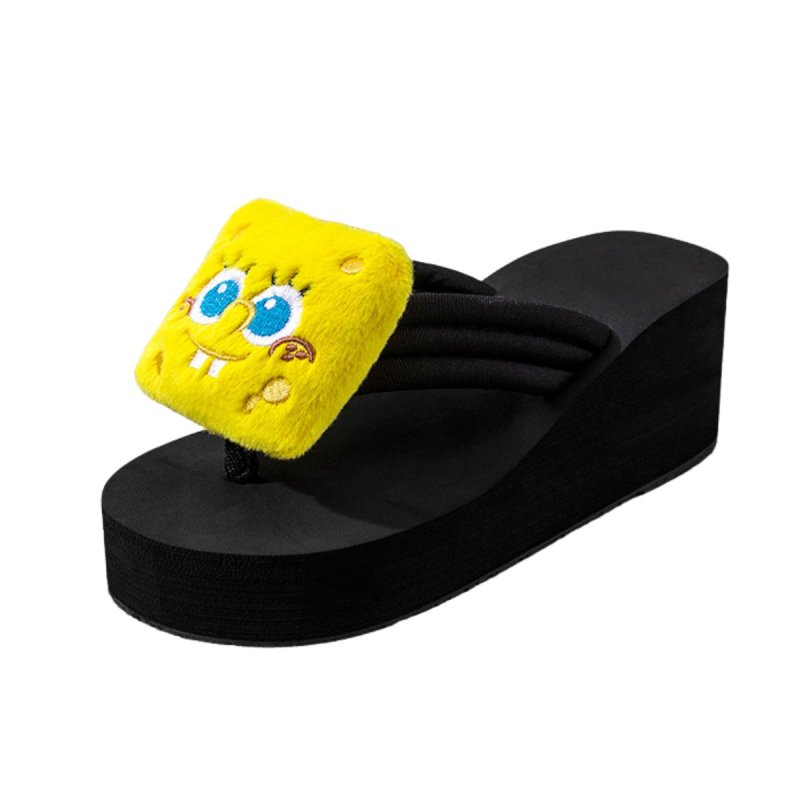 画像3: 26 Spongebob 3D Chunky Wedge Sandals Sandal スポンジボブ 厚底 ウェッジ サンダル ビーチサンダル  (3)