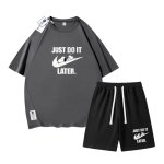 画像8: 26SS JUST DO IT LATER x Snoopy Tshirts and Short pants setup ユニセックス男女兼用 NASA×JUST DO IT LATER × スヌーピー Tシャツ ハーフ パンツ セットアップ ショートパンツ  (8)