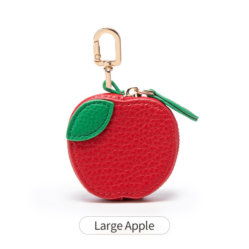 画像7: Leather Fruit Bag Charm Earphone Case　レザー フルーツ バッグ チャームイヤホンケースキーリング (7)