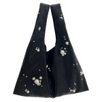 画像1: Pearl Leather Tote Handbag　パールレザートートハンドバッグ (1)