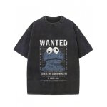 画像3: Sesame Street Cookie Monster Vintage Style T-Shirt　 ユニセックス 男女兼用セサミーストリートクッキーモンスター ヴィンテージスタイルプリント半袖Tシャツ (3)