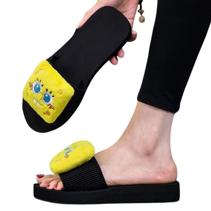 画像5: 26 Spongebob 3D Chunky Wedge Sandals Sandal スポンジボブ 厚底 ウェッジ サンダル ビーチサンダル  (5)