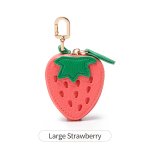 画像2: Leather Fruit Bag Charm Earphone Case　レザー フルーツ バッグ チャームイヤホンケースキーリング (2)