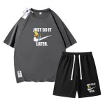 画像8: 26SS JUST DO IT LATER x The Simpsons Tshirts and Short pants setup ユニセックス男女兼用 NASA×JUST DO IT LATER × ザ・シンプソンズ Tシャツ ハーフ パンツ セットアップ ショートパンツ  (8)