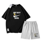 画像7: 26SS JUST DO IT LATER x The Simpsons Tshirts and Short pants setup ユニセックス男女兼用 NASA×JUST DO IT LATER × ザ・シンプソンズ Tシャツ ハーフ パンツ セットアップ ショートパンツ  (7)