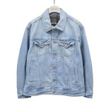 画像2: Donald Duck embroidered denim jacket ユニセックス男女兼用ドナルドダックデニムジャケット Gジャン (2)