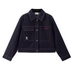 画像5: Women's Snoopy x Woodstock Denim Jacket  スヌーピー＆ウッドストックデニムジャケットGジャン (5)