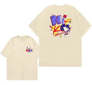 Jaws print T shirt ユニセックス 男女兼用 ジョーズ プリント 半袖 T