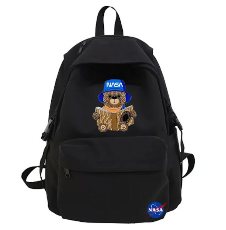 画像1: NASA x Reading Bear  Backpack ユニセックス男女兼用NASA×読書リーディングベアバックパック トートショルダーバッグ (1)