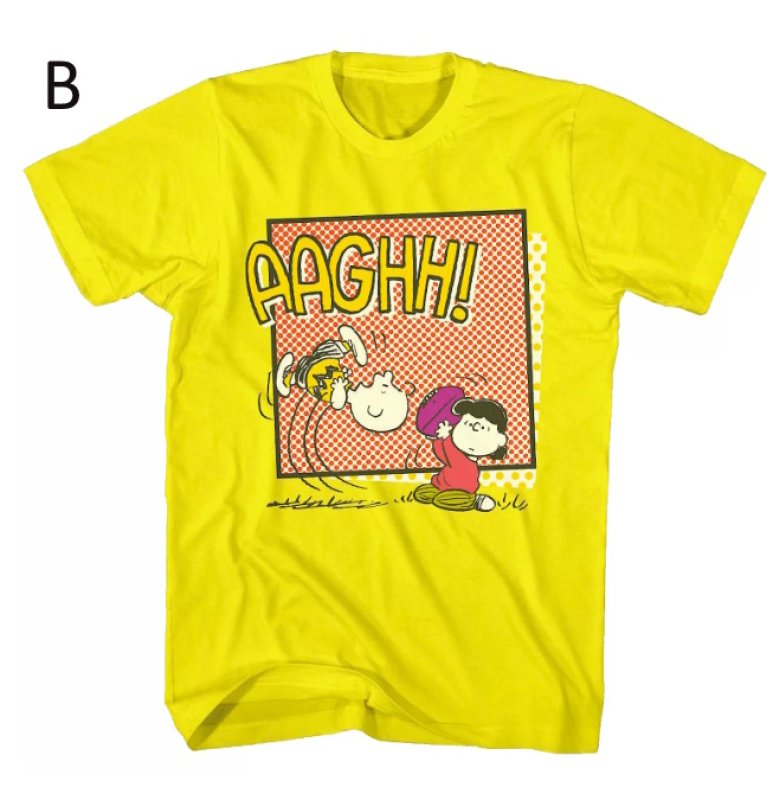 画像3: 80s Vintage Style Snoopy & Friends Print T-shirt  　 ユニセックス 男女兼用80'ヴィンテージスタイルスヌーピー＆フレンズプリント 半袖Tシャツ (3)