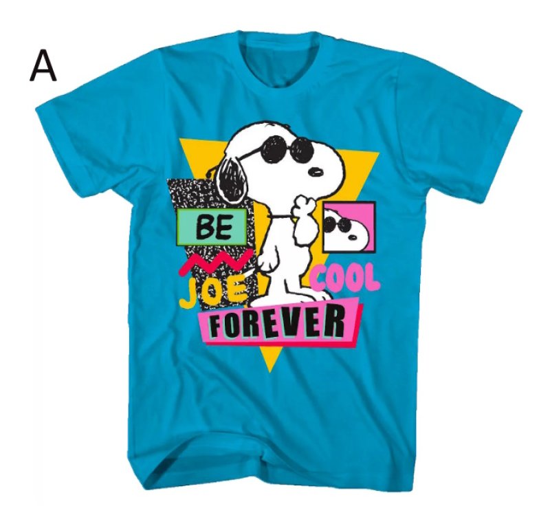 画像2: 80s Vintage Style Snoopy & Friends Print T-shirt  　 ユニセックス 男女兼用80'ヴィンテージスタイルスヌーピー＆フレンズプリント 半袖Tシャツ (2)