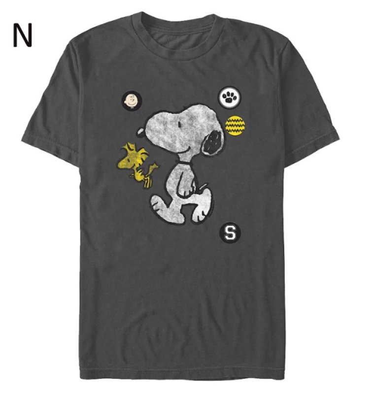 画像15: 80s Vintage Style Snoopy & Friends Print T-shirt  　 ユニセックス 男女兼用80'ヴィンテージスタイルスヌーピー＆フレンズプリント 半袖Tシャツ (15)