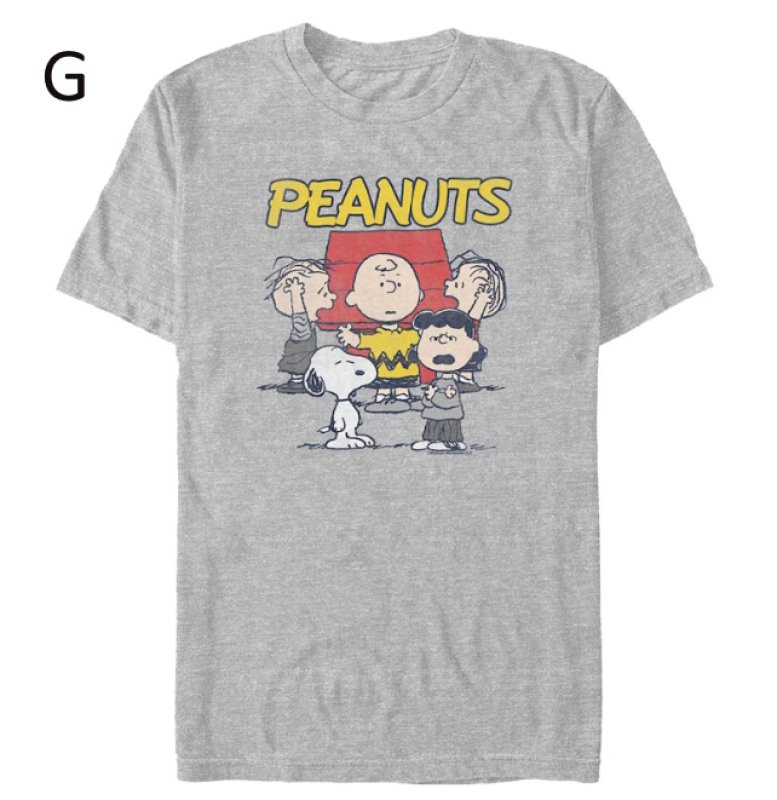 画像8: 80s Vintage Style Snoopy & Friends Print T-shirt  　 ユニセックス 男女兼用80'ヴィンテージスタイルスヌーピー＆フレンズプリント 半袖Tシャツ (8)