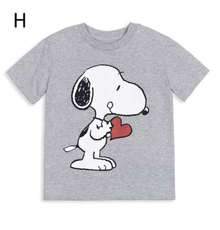 画像9: 80s Vintage Style Snoopy & Friends Print T-shirt  　 ユニセックス 男女兼用80'ヴィンテージスタイルスヌーピー＆フレンズプリント 半袖Tシャツ (9)