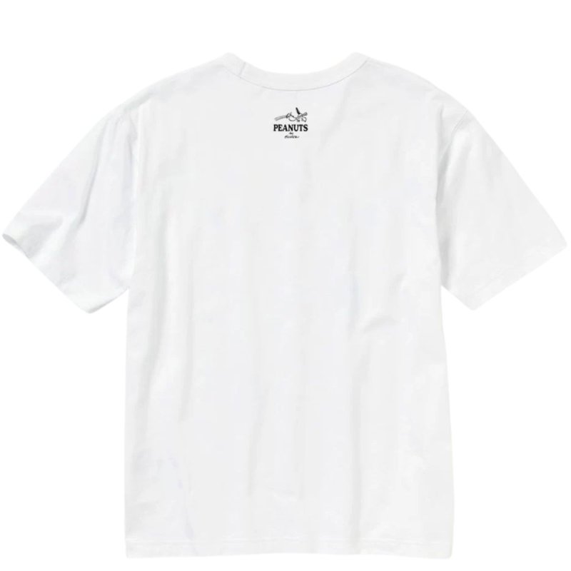 画像2: Snoopy & Linus Print T-shirt  　 ユニセックス 男女兼用スヌーピー& ライナスプリント 半袖Tシャツ (2)