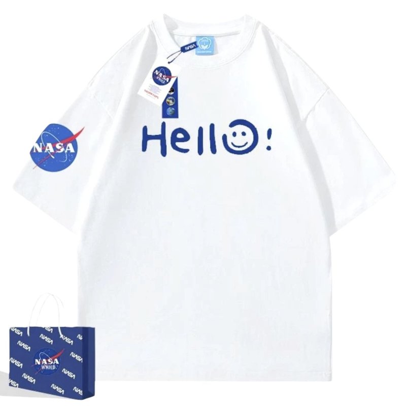 画像2: HELL Smile x NASA printT-shirt　ユニセックス 男女兼用HELLスマイル×ナサNASAプリントTシャツ (2)