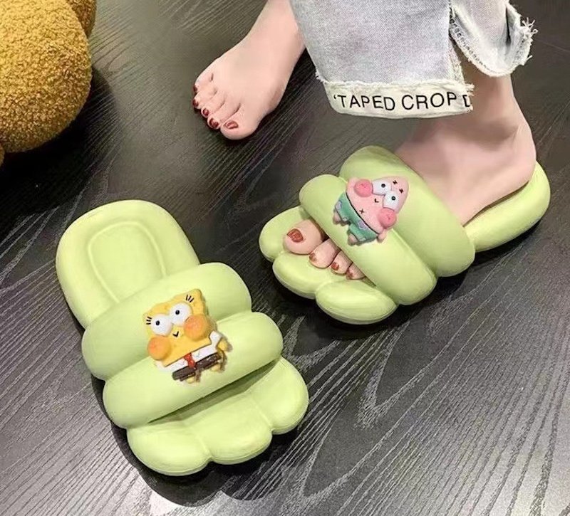 画像4: SpongeBob & Patrick Flat Sandals Slippersユニセックス男女兼用スポンジボブ＆パトリックフラットサンダルスリッパ (4)