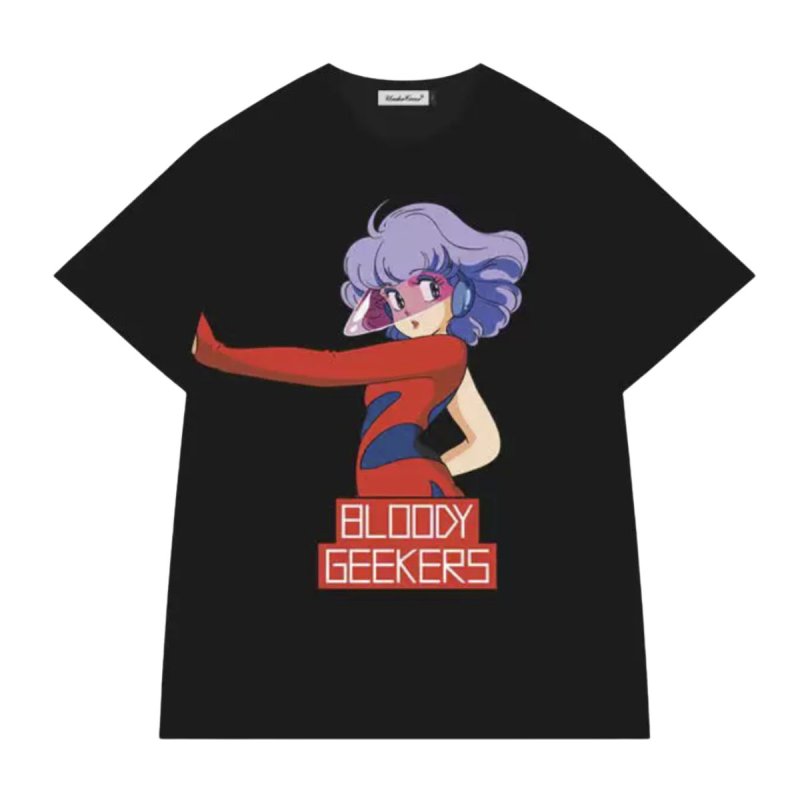 画像3: Men's Unisex magical girl print Tshirts ユニセックス 男女兼用 魔法の天使クリィミーマミ マジカルガールプリント Tシャツ (3)