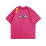 画像5: Glass & Dog T-Shirt　 ユニセックス 男女兼用グラスメガネ＆ドッグプリント 半袖Tシャツ (5)
