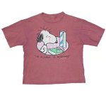 画像1: Vintage Style Snoopy Print T-shirt  　 ユニセックス 男女兼用ヴィトンスヌーピープリント 半袖Tシャツ (1)