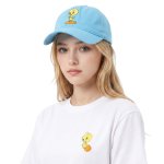 画像1: Looney Tunes Tweety Baseball Cap Hat ユニセックス男女兼用 ルーニー・テューンズ トゥイーティー 野球帽 キャップ 帽子 (1)