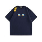 画像6: Glass & Dog T-Shirt　 ユニセックス 男女兼用グラスメガネ＆ドッグプリント 半袖Tシャツ (6)