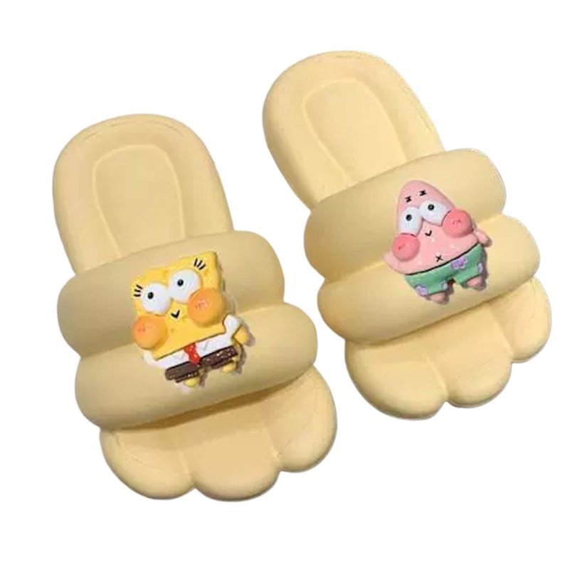 画像2: SpongeBob & Patrick Flat Sandals Slippersユニセックス男女兼用スポンジボブ＆パトリックフラットサンダルスリッパ (2)