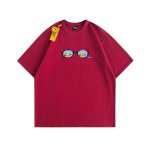 画像9: Glass & Dog T-Shirt　 ユニセックス 男女兼用グラスメガネ＆ドッグプリント 半袖Tシャツ (9)