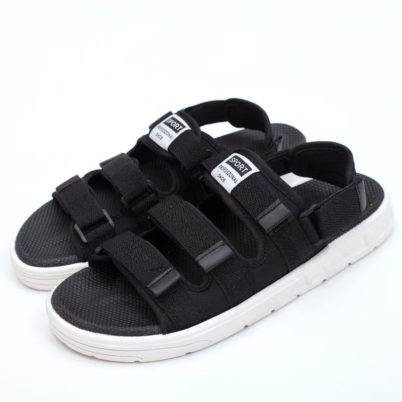 画像1: Unisex 3-strap platform sports sandals  ユニセックス 男女兼用 3ストラップ厚底スポーツサンダル (1)